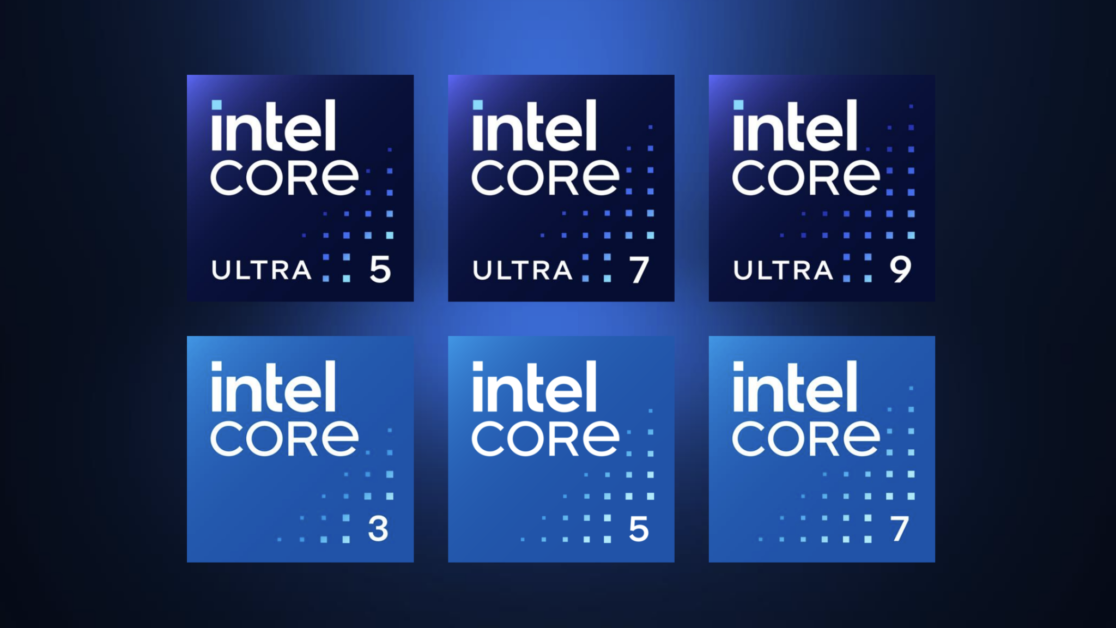 Intel Core 3, Core 3, Core 7, Core Ultra 5, Core Ultra 7 and Core Ultra 9, nomenclature adopted from 2023