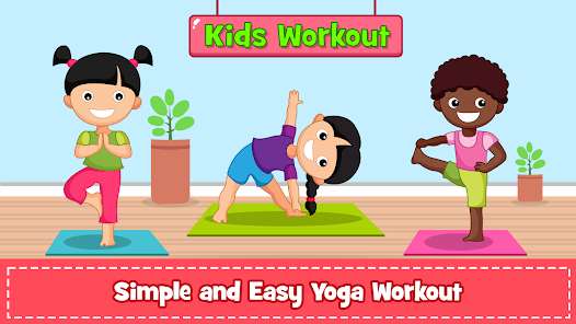 Yoga for children and fitness