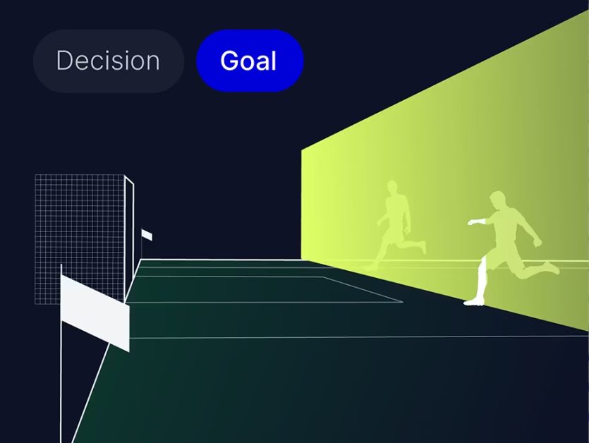 Was it offside? The final word will remain with the on-field referee (Image: Disclosure/Genius)