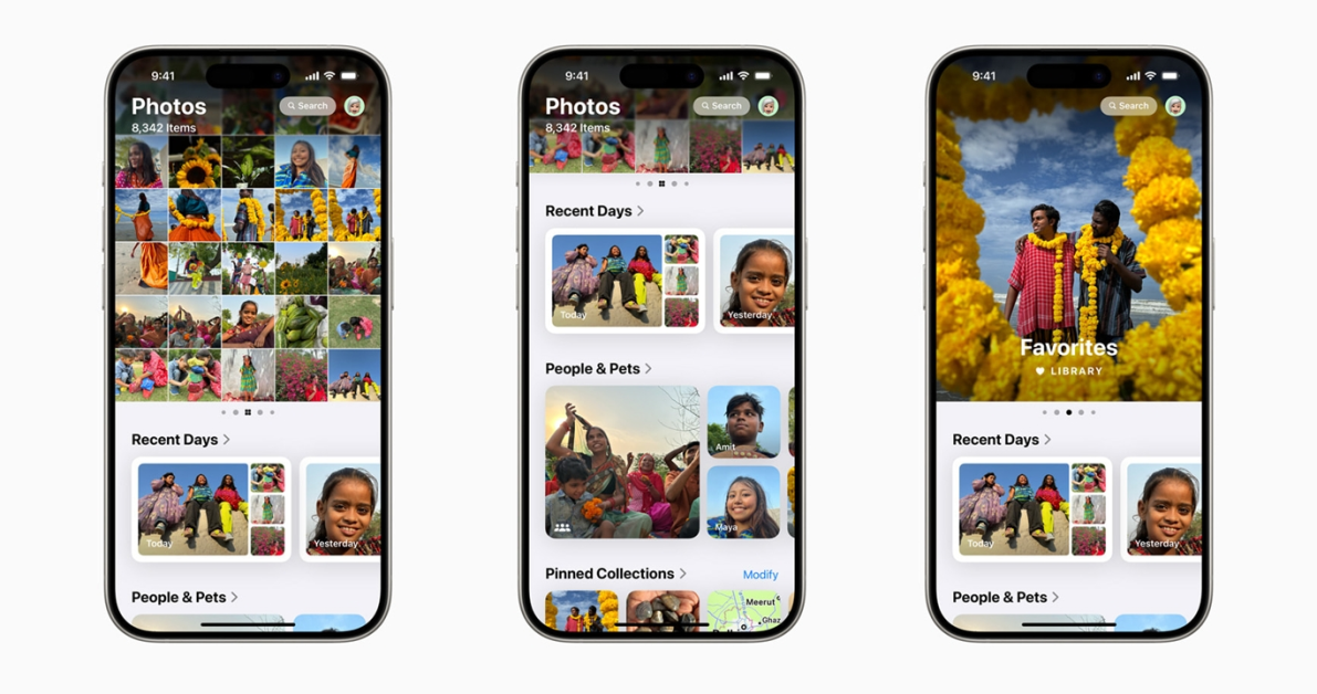 Photos app on iOS 18 (image: disclosure/Apple)