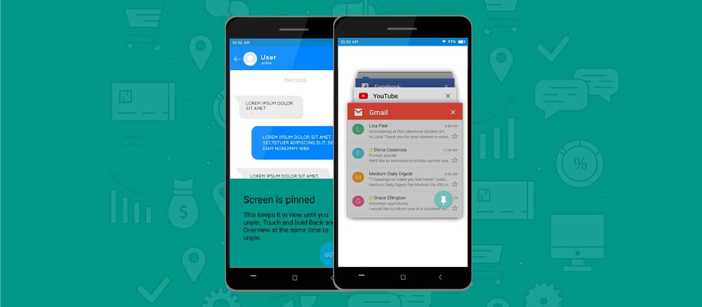 what is screen pinning and how to enable it