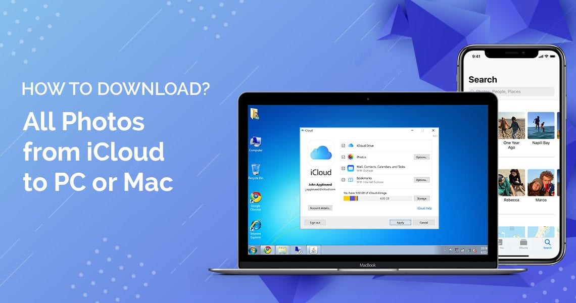 how to download icloud photos to pc windows 10