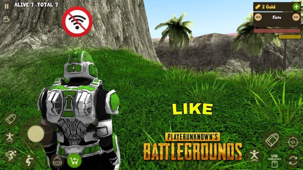 battle royale game with bots