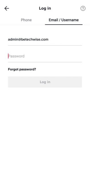 tiktok password examples