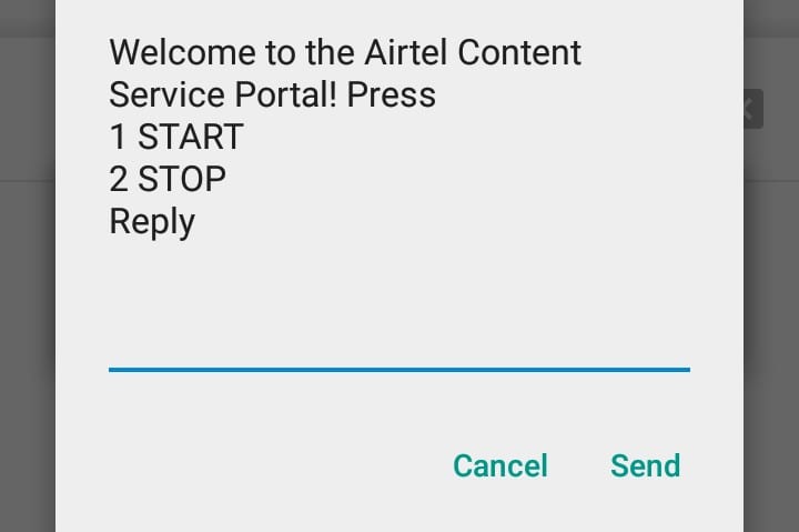 stop browsing with airtime on airtel