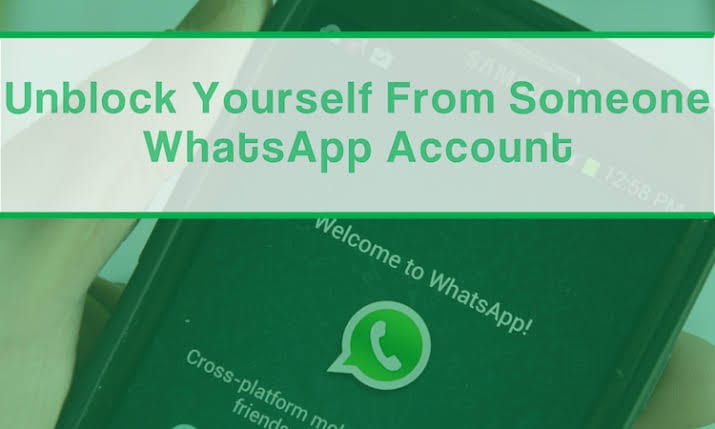 how to unblock yourself on whatsapp