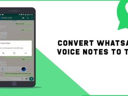 How to Convert Audio Voice notes into Text On WhatsApp