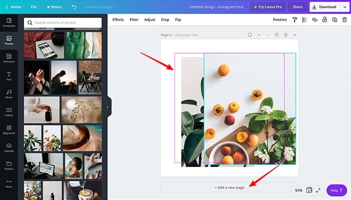 how to use canva to edit photos