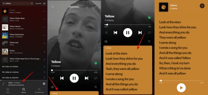 view lyrics on spotify pc