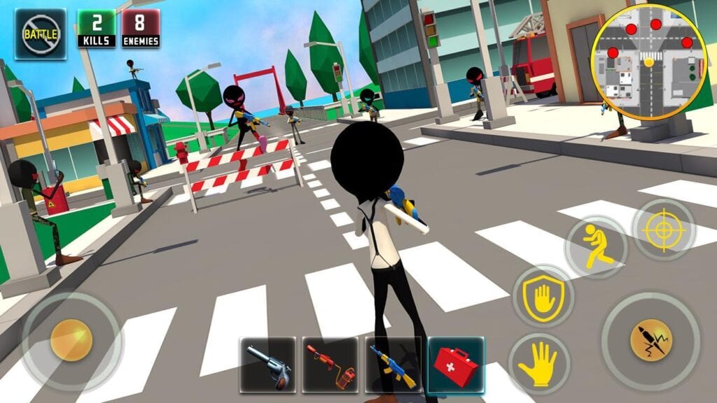 Stickman Battle Royale (iPhone, Android)