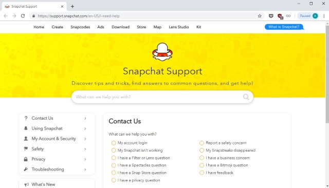recover snapchat account