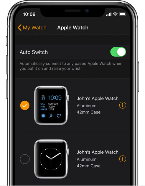 Unpair Apple Watch by iPhone