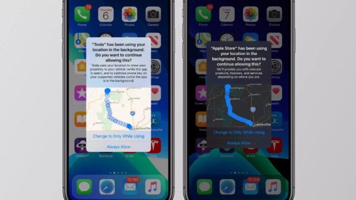 How to check apps that access your location on iOS
