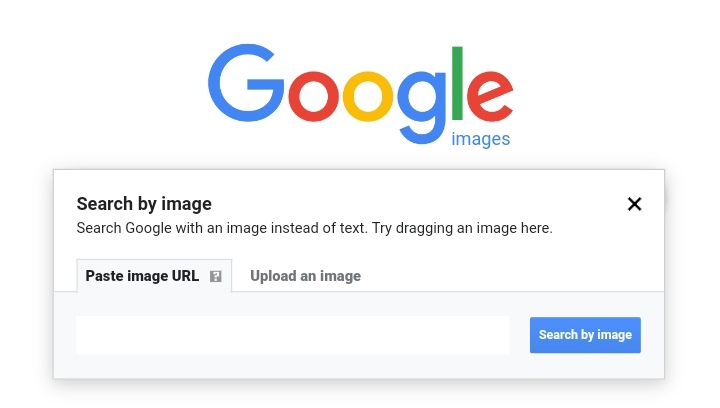 Find a person by photos using Google Images