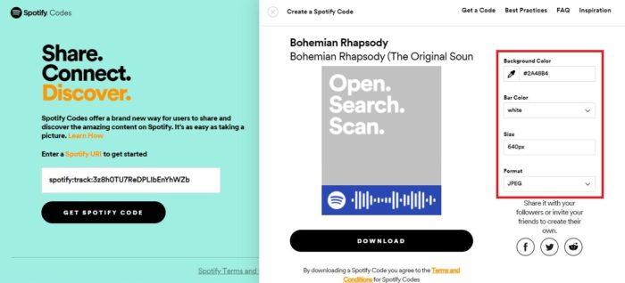 spotify barcode