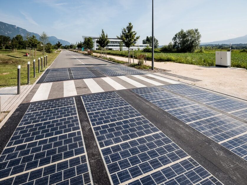 How does a solar road work