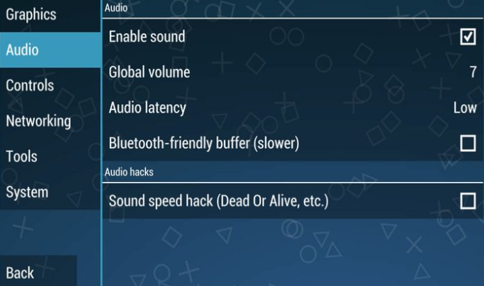 Best audio settings for PPSSPP