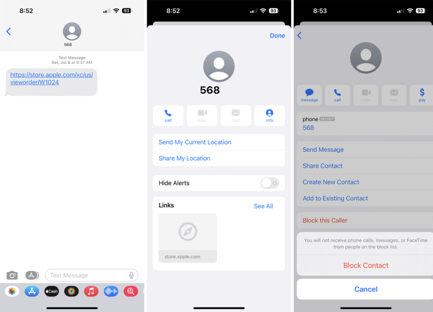 How to block SMS on iPhone