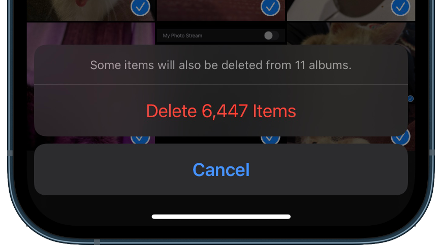 Delete Everything in iCloud Photos