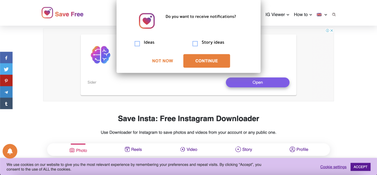 save free ig downloader