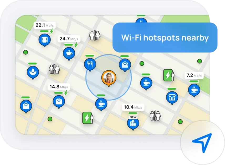 Wifi Map: to locate free networks