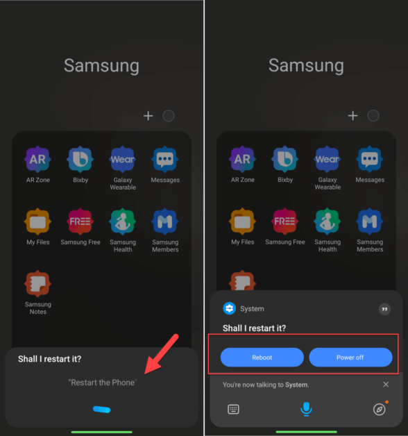 Use Bixby to Turn off or Restart Samsung Galaxy