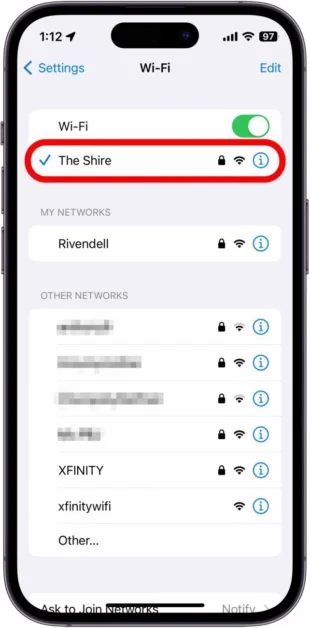 How to Find an SSID on an iPhone