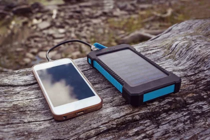 Solar-powered power banks