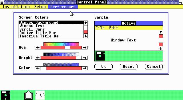 Control Panel has been around since Windows 1.0, in 1985 (Image: Reproduction / ToastyTech)